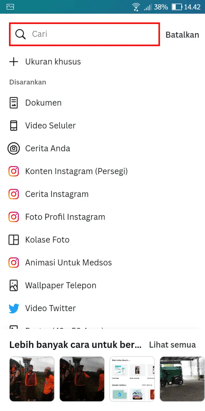 Cara Buat Foto Profil Instagram Di Aplikasi Canva