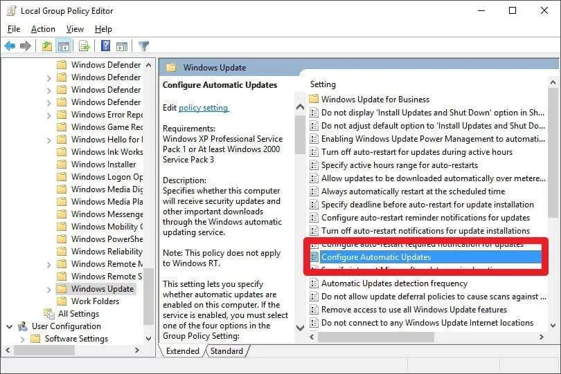 Cara Mematikan Windows Update