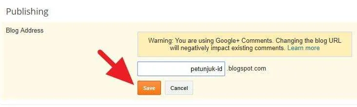 Cara Mengganti Nama Blogger