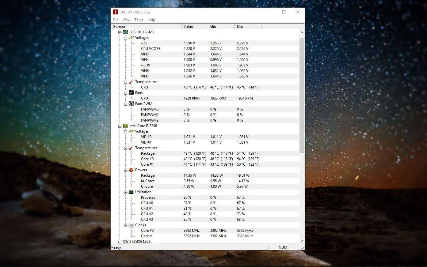 10 Software Terbaik untuk Monitor Suhu Laptop/Komputer 11 HWMonitor
