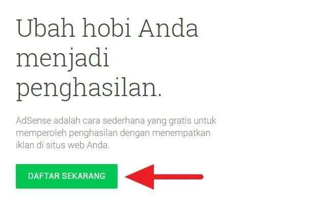 Cara Daftar Adsense Non-Hosted