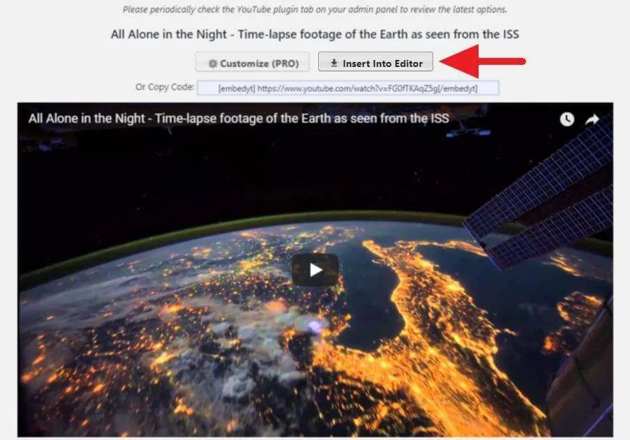 Cara Embed Video Youtube WordPress