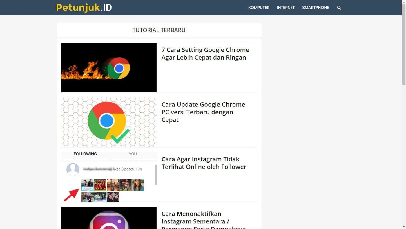Cara Aktifkan Full Screen di Google Chrome 5 Cara Full Screen Google Chrome