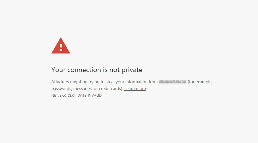 5 Cara Mengatasi Error "Your connection is not private" di Google Chrome 3 Cara Mengatasi Error Your connection is not private di Google Chrome