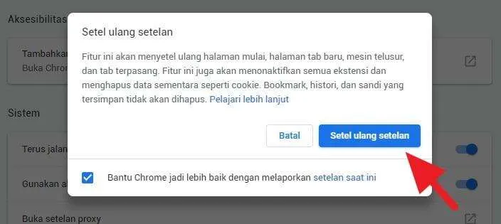 5 Cara Ampuh Mengatasi Page Unresponsive di Chrome 15 Cara Reset Google Chrome ke Pengaturan Awal