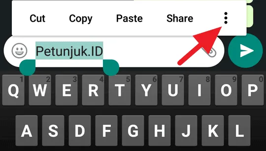 Cara mengubah jenis huruf di WhatsApp