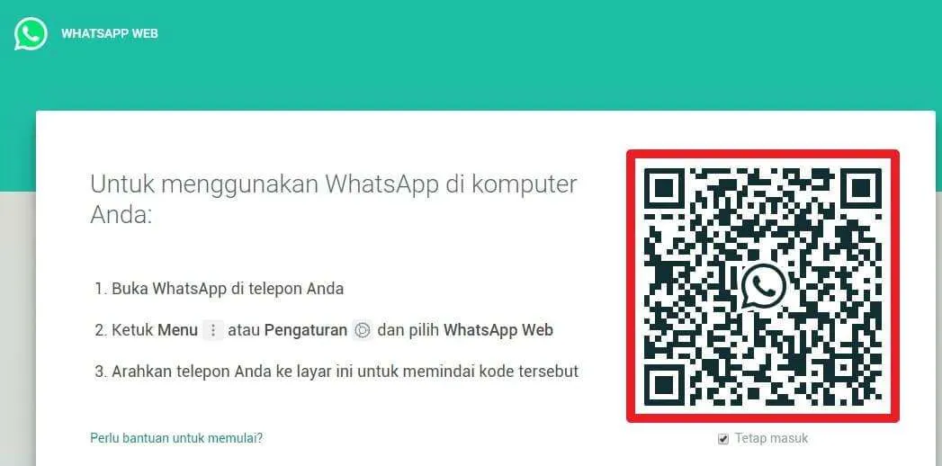 2 Cara Buka WhatsApp di PC/Laptop dengan Mudah 5 WhatsApp Web