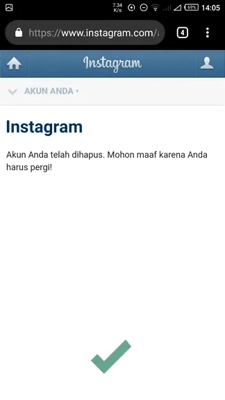 Cara Hapus Akun Instagram Kamu Secara Permanen 7 Hapus Instagram Permanen