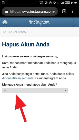 Cara Hapus Akun Instagram Kamu Secara Permanen 4 Hapus Instagram Permanen
