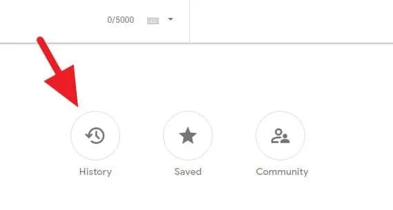 Cara Melihat Riwayat Terjemahan di Google Translate Android 13 Riwayat Google Translate PC