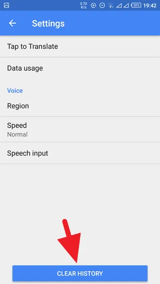 Cara Melihat Riwayat Terjemahan di Google Translate Android 7 Melihat Riwayat Google Translate Android