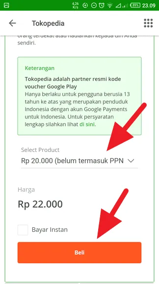 Cara Beli Voucher Google Play dengan OVO Points 6 Beli Google Play OVO Points 8 Cara Beli Voucher Google Play dengan OVO Points 4 Beli Google Play OVO Points 8