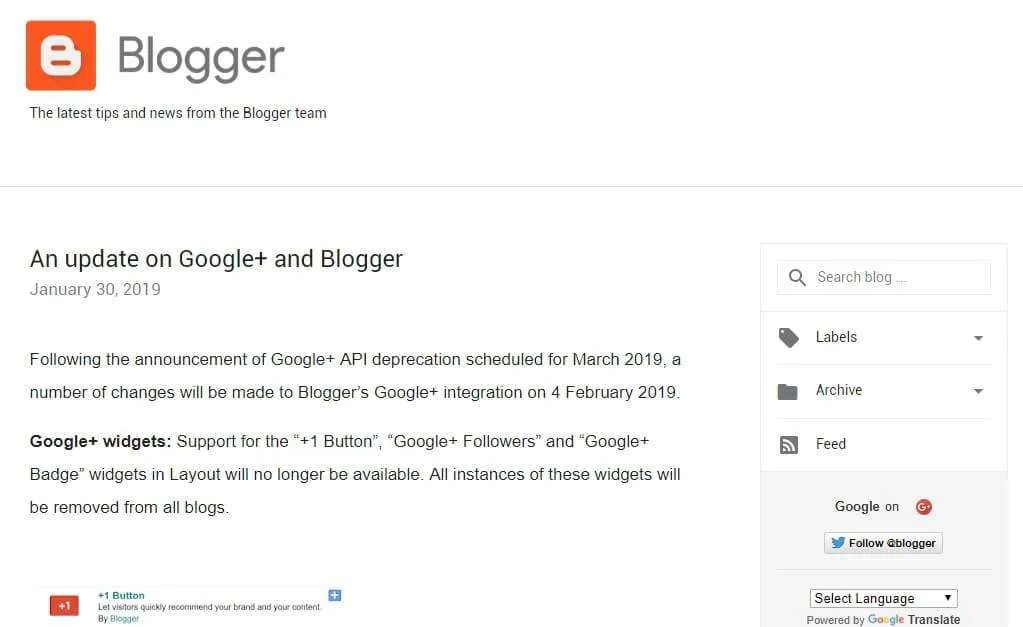 Benarkah Google Akan Hapus Blogger.com? 4 Blog utama Blogger