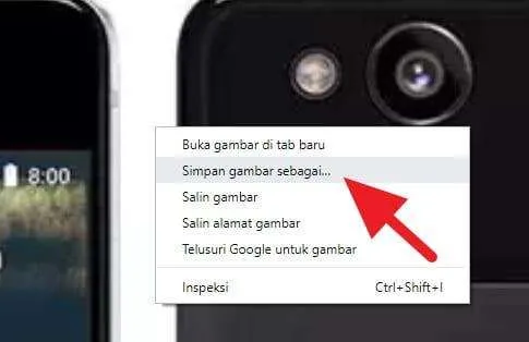 Simpan gambar AliExpress