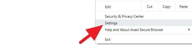 Avast Secure Browser Settings