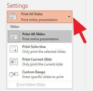 Cara Print Slide PowerPoint Supaya Terlihat Rapi 6 Jumlah slide yang ingin dicetak di PowerPoint