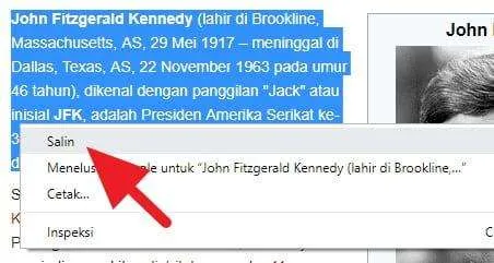 Cara Mencegah Teks Berubah Saat Dipindahkan ke PowerPoint 4 Menyalin teks