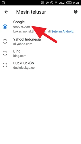 Google Search Android 3 Cara Jadikan Google Sebagai Pencari Default di Chrome Android 6 Google Search Android 3