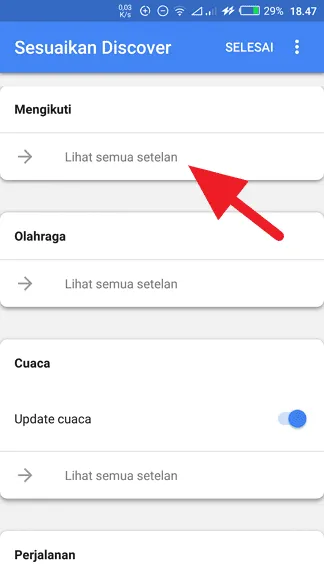 3 Cara Mengubah Topik "Artikel untuk Anda" di Chrome Android 5 Ganti Topik Berita Chrome 3 3 Cara Mengubah Topik "Artikel untuk Anda" di Chrome Android 5 Ganti Topik Berita Chrome 3