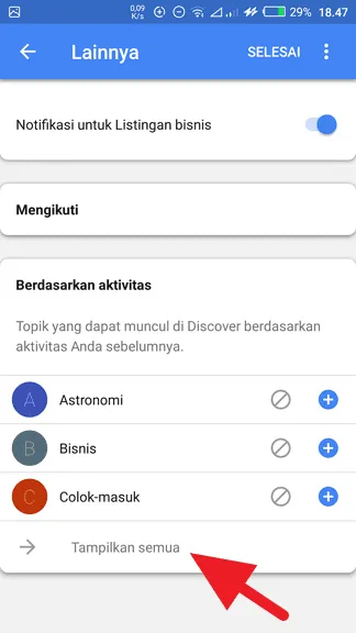 3 Cara Mengubah Topik "Artikel untuk Anda" di Chrome Android 7 Ganti Topik Berita Chrome 5 3 Cara Mengubah Topik "Artikel untuk Anda" di Chrome Android 7 Ganti Topik Berita Chrome 5