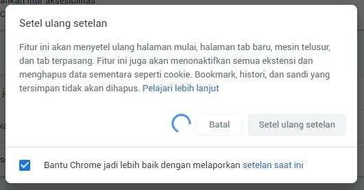 Reset Chrome 5 3 Cara Cepat Bersihkan Chrome dari Virus 1111 8 Reset Chrome 5