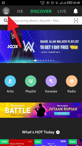 3 Cara Menghapus Akun Joox 7 Sembunyikan Akun Joox 1 3 Cara Menghapus Akun Joox 5 Sembunyikan Akun Joox 1