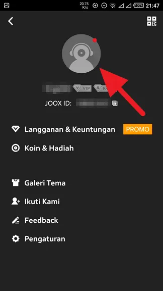 3 Cara Menghapus Akun Joox 8 Sembunyikan Akun Joox 2 3 Cara Menghapus Akun Joox 6 Sembunyikan Akun Joox 2