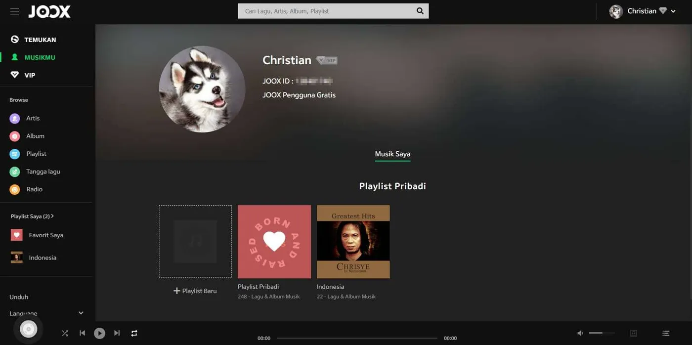 Profil Joox PC Cara Ganti Foto Profil 'Joox' Sesuai Keinginan 8 Profil Joox PC
