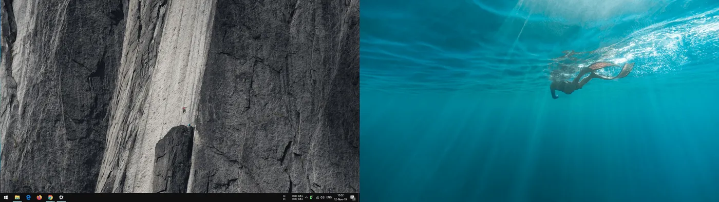 Taskbar di monitor utama Cara Tampilkan Taskbar Windows Hanya di Monitor Utama 4 Taskbar di monitor utama