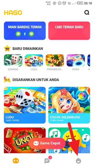 Ikon profil Hago 2 Cara Blokir Notifikasi Mengganggu dari Hago 4 Ikon profil Hago