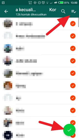 kecualikan kontak Cara Agar Tidak Bisa Dimasukkan ke Grup WhatsApp Tanpa Izin 7 kecualikan kontak