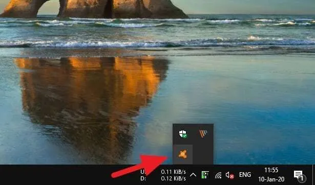 2 Cara Mencegah Avast Memblokir Website Tertentu 3 Avast system tray 2 Cara Mencegah Avast Memblokir Website Tertentu 3 Avast system tray