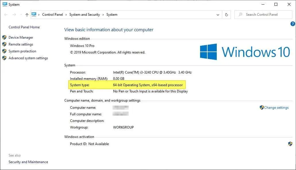 Cara Mengetahui PC/Laptop Windows 10 32-bit atau 64-bit 4 System Type Cara Mengetahui PC/Laptop Windows 10 32-bit atau 64-bit 4 System Type