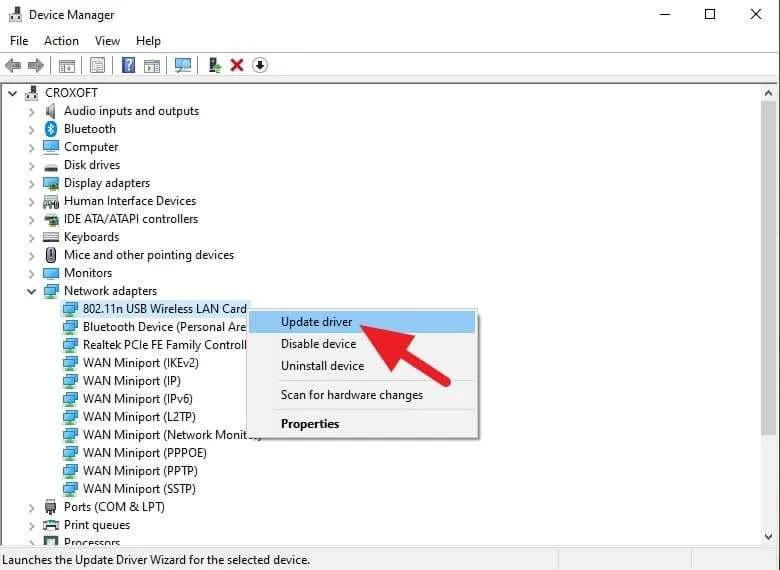 Update driver 5 Cara Mengembalikan WiFi yang Hilang di Windows 10 16 Update driver