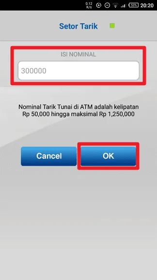 Isi Nominal Cara Mudah Tarik Tunai ATM BCA Tanpa Bawa Kartu 7 Isi Nominal