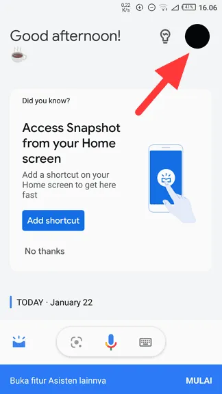Profil Cara Jadikan Google Assistant Berbahasa Indonesia 3 Profil