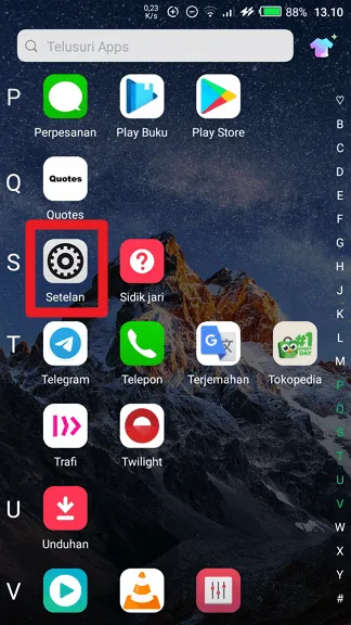 Setelan Android 2 Cara Mudah Mengetahui Versi HP Android yang Terinstal 3 Setelan Android 2