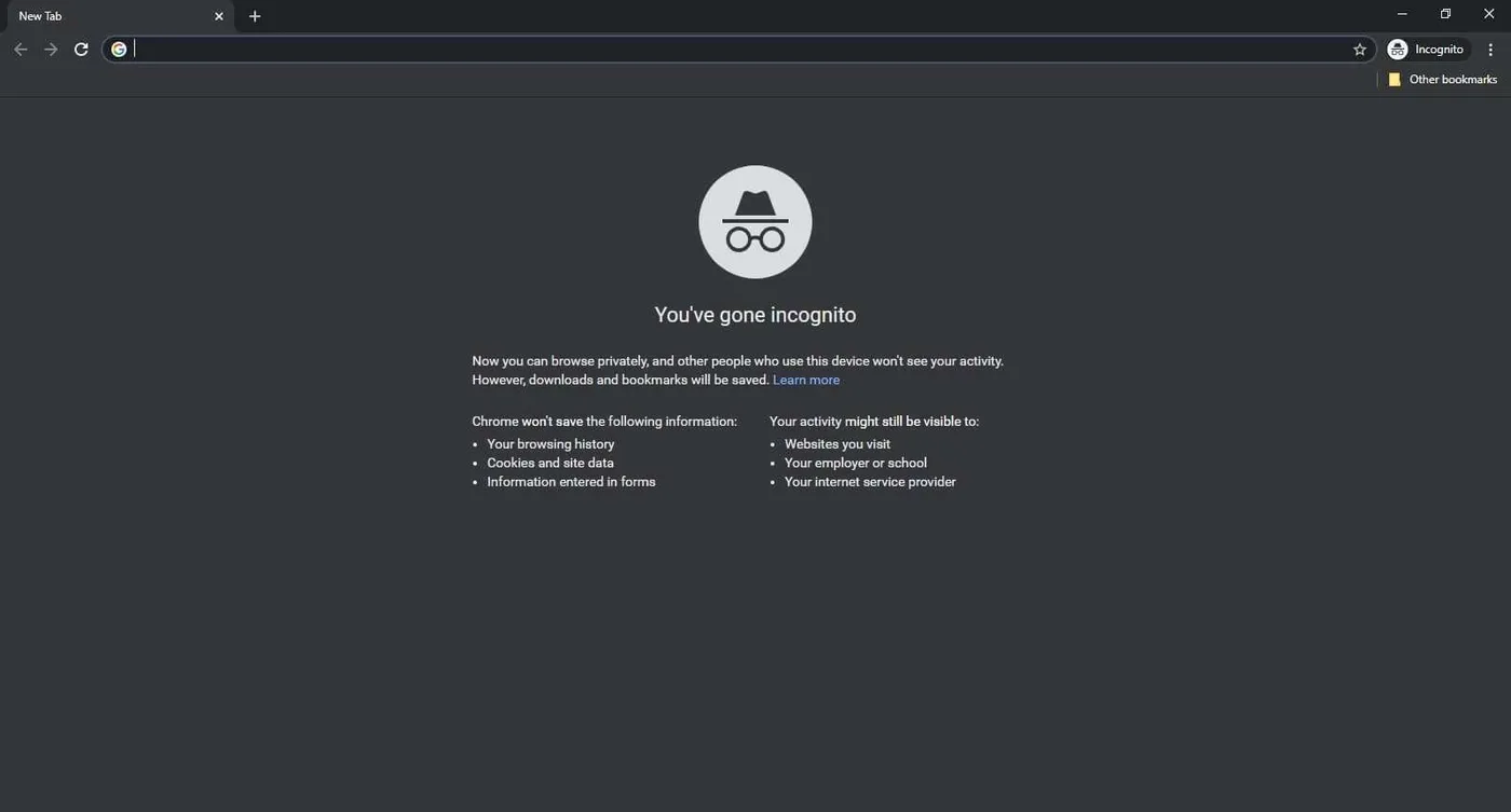 incognito browser 1 Cara Membuat Shortcut Incognito Chrome di Desktop 7 incognito browser 1