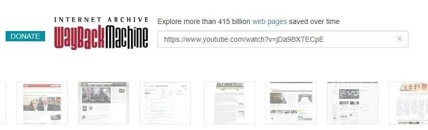 wayback machine 3 Cara Mengetahui Video YouTube yang Sudah Dihapus 7 wayback machine