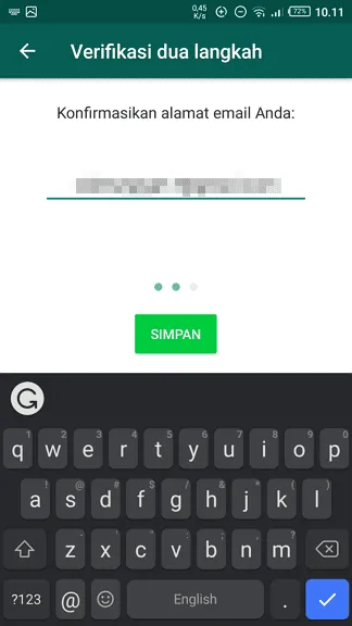 Email Cara Aktifkan Verifikasi Dua Langkah WhatsApp Agar Anti Sadap 8 Email