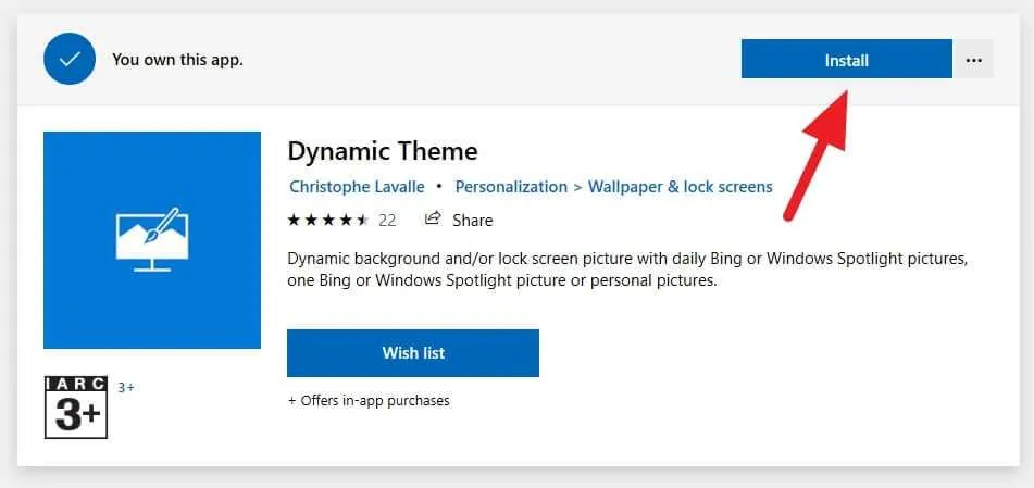 Install Dynamic Theme Cara Jadikan Windows Spotlight Sebagai Wallpaper PC/Laptop 6 Install Dynamic Theme