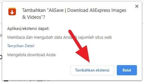 Tambahkan ekstensi AliSave 3 Cara Download Semua Gambar Produk AliExpress dengan Cepat 4 Tambahkan ekstensi AliSave