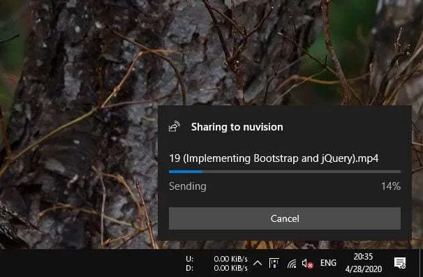 Cara Transfer File ke Laptop Windows 10 Tanpa Software 7 sending file Cara Transfer File ke Laptop Windows 10 Tanpa Software 7 sending file