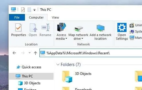 3 Cara Melihat File yang Pernah Dibuka di Komputer 4 AppData Recent 3 Cara Melihat File yang Pernah Dibuka di Komputer 4 AppData Recent
