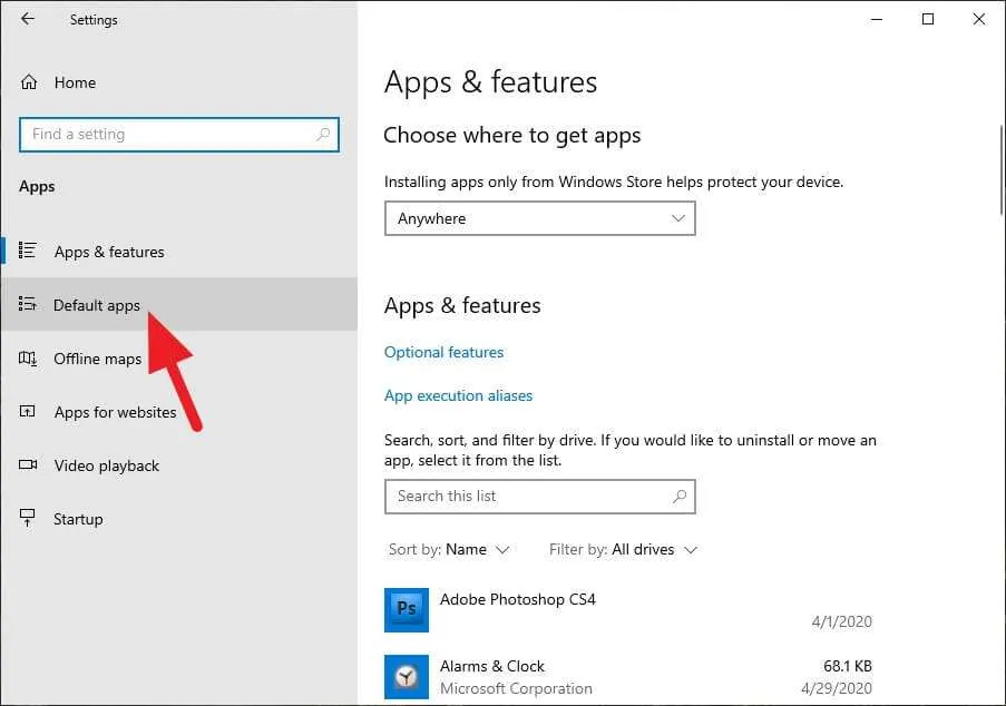 Cara Jadikan Chrome Sebagai Default Browser di Windows 10 5 Default apps Cara Jadikan Chrome Sebagai Default Browser di Windows 10 5 Default apps