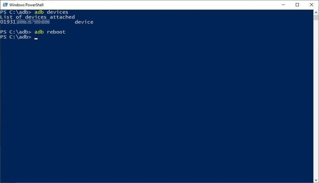 adb reboot Cara Mudah Restart Android Tanpa Tombol Power 13 adb reboot
