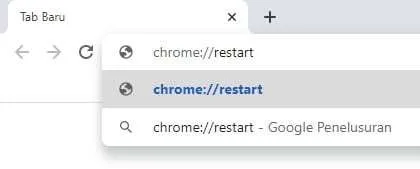 Cara Hilangkan Mode Incognito di Google Chrome PC 5 restart chrome Cara Hilangkan Mode Incognito di Google Chrome PC 5 restart chrome