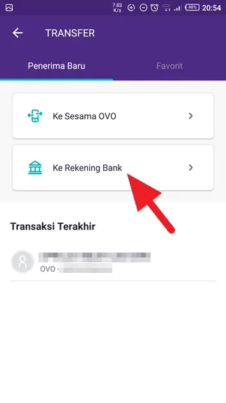 Rekening bank Cara Transfer OVO ke Rekening Bank Apapun 4 Rekening bank