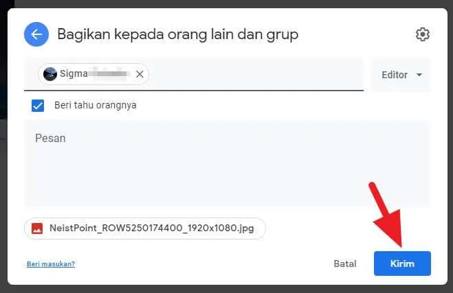 Kirim Cara Memindahkan File Google Drive ke Akun Lain 5 Kirim