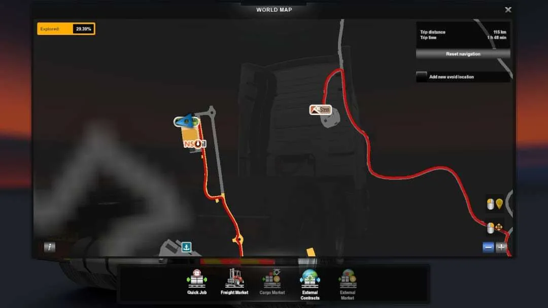 Pekerjaan satu kota 7 Tips Mendapatkan Banyak Uang di Euro Truck Simulator 2 6 Pekerjaan satu kota
